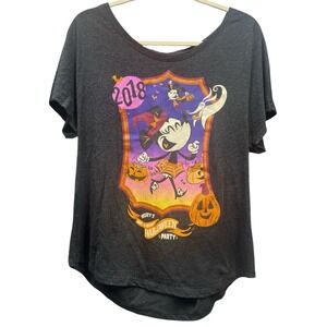 Disney Parks Mickey's Not So Scary Halloween Party 2018 T-shirt Women's XL